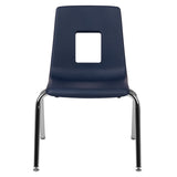 English Elm Commercial Grade Advantage Student Stack School Chair - 16-inch