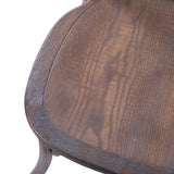 English Elm Commercial Grade Gray Wash X-Back Chair