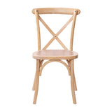 English Elm Commercial Grade X-Back Chair