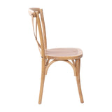 English Elm Commercial Grade X-Back Chair