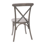 English Elm Commercial Grade X-Back Chair