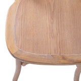 English Elm Commercial Grade Medium With White Grain X-Back Chair