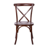 English Elm Commercial Grade X-Back Chair