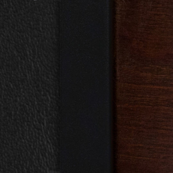 English Elm Commercial Grade Series 3 Circle Back Metal Restaurant Barstool - Walnut Wood Back, Vinyl Seat