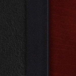 English Elm Commercial Grade Series Slat Back Metal Restaurant Chair - Mahogany Wood Back, Vinyl Seat