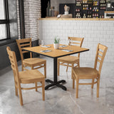 Wood Restaurant Chair, Commercial Grade, 800 lb. Capacity