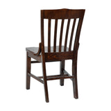 English Elm Commercial Grade Series School House Back Wood Restaurant Chair