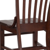 English Elm Commercial Grade Series School House Back Wood Restaurant Chair