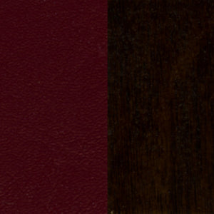 English Elm Commercial Grade Series Vertical Slat Back Walnut Wood Restaurant Barstool - Vinyl Seat