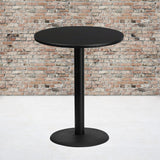 36'' Round Laminate Bar Height Table Set - Commercial Use