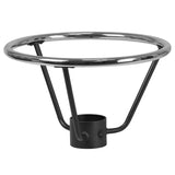 Bar Height Table Base Foot Ring - Commercial Grade, Chrome Finish, 19.5'' Diameter