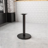 Commercial Grade 18'' Round Restaurant Table Base with 3'' Dia. Table Height Column