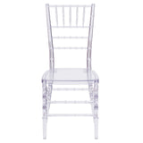 English Elm Commercial Grade Stacking Chiavari Chair