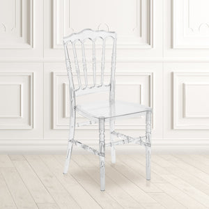 English Elm Commercial Grade Napoleon Stacking Chair