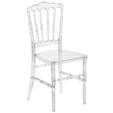 English Elm Commercial Grade Napoleon Stacking Chair