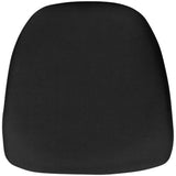 Chiavari Chair Cushion: Commercial Grade Black Fabric, 1.75