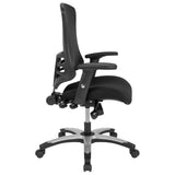 English Elm Commercial Grade High Back Mesh Multifunction Executive Swivel Ergonomic Office Chair with Molded Foam Seat and Adjustable Arms