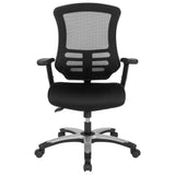 English Elm Commercial Grade High Back Mesh Multifunction Executive Swivel Ergonomic Office Chair with Molded Foam Seat and Adjustable Arms