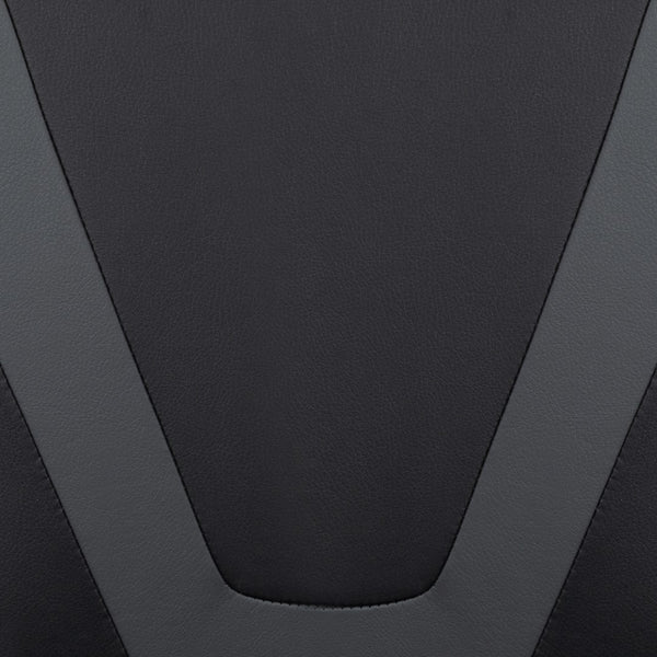 English Elm Black Gaming Desk and Footrest Reclining Gaming Chair Set with Cup Holder, Headphone Hook & 2 Wire Management Holes