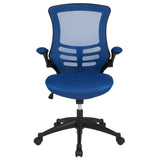 English Elm Commercial Grade Mid-Back Mesh Swivel Ergonomic Task Office Chair with Flip-Up Arms