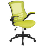 English Elm Commercial Grade Mid-Back Mesh Swivel Ergonomic Task Office Chair with Flip-Up Arms