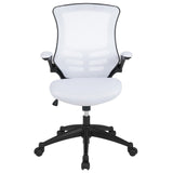 English Elm Commercial Grade Mid-Back Mesh Swivel Ergonomic Task Office Chair with Flip-Up Arms