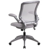 English Elm Commercial Grade Mid-Back Mesh Swivel Ergonomic Task Office Chair with Frame and Flip-Up Arms