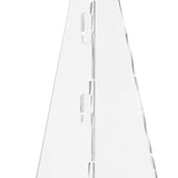 English Elm Commercial Grade Acrylic Free-Standing Register Shield / Sneeze Guard, 42"H x 24"L