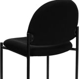 English Elm Commercial Grade Comfort Stackable Steel Side Reception Chair