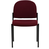 English Elm Commercial Grade Comfort Stackable Steel Side Reception Chair