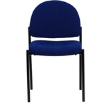 English Elm Commercial Grade Comfort Stackable Steel Side Reception Chair