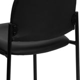 English Elm Commercial Grade Comfort Stackable Steel Side Reception Chair