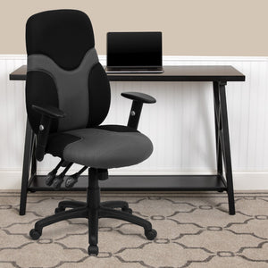 English Elm Commercial Grade High Back Ergonomic Mesh Swivel Task Office Chair with Adjustable Arms