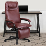 Commercial Grade High Back LeatherSoft Executive Reclining Ergonomic Swivel Office Chair with Arms