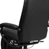 English Elm Commercial Grade High Back LeatherSoft Executive Reclining Ergonomic Swivel Office Chair with Arms