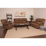 English Elm Harmony Series Reclining Sofa Set