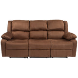 English Elm Harmony Series Sofa with Two Built-In Recliners