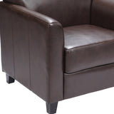 English Elm Commercial Grade Series LeatherSoft Chair