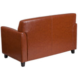 English Elm Commercial Grade Series LeatherSoft Loveseat