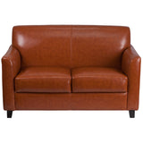 English Elm Commercial Grade Series LeatherSoft Loveseat