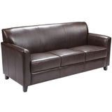 English Elm Commercial Grade Series LeatherSoft Sofa