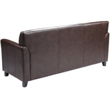 English Elm Commercial Grade Series LeatherSoft Sofa