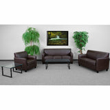 English Elm Commercial Grade Series Reception Set in LeatherSoft