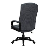 English Elm Commercial Grade High Back Fabric Executive Swivel Office Chair with Arms