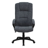 English Elm Commercial Grade High Back Fabric Executive Swivel Office Chair with Arms