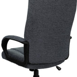 English Elm Commercial Grade High Back Fabric Executive Swivel Office Chair with Arms