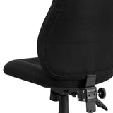 English Elm Commercial Grade Mid-Back Fabric Multifunction Swivel Ergonomic Task Office Chair