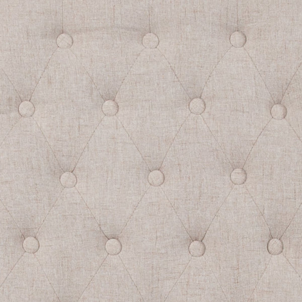 English Elm Series Parsons Chair with Rolled Back, Accent Nail Trim and Walnut Finish