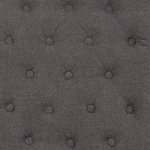 English Elm Series Parsons Chair with Rolled Back, Accent Nail Trim and Walnut Finish