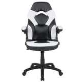 English Elm Commercial Grade Gaming Chair Racing Office Ergonomic Computer PC Adjustable Swivel Chair with Flip-up Arms, /Black LeatherSoft